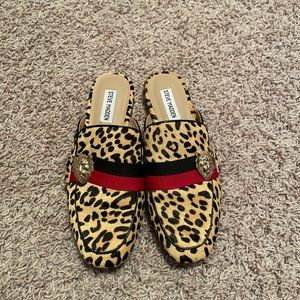 Steve Madden leopard mules